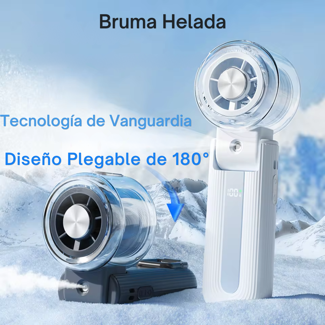 Ventilador con nebulizador frío