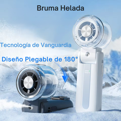 Ventilador con nebulizador frío