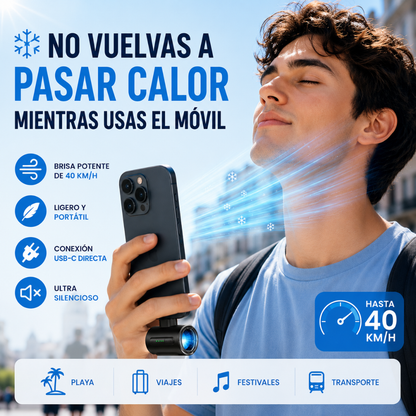 Ventilador Ultra Potente para Movil